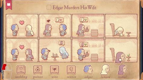 Edgar murders his wife - All Discussions Screenshots Artwork Broadcasts Videos News Guides Reviews. Storyteller > General Discussions > Topic Details. L3m0n-Gh0st Mar 25, 2023 @ 5:45pm. 5-4.